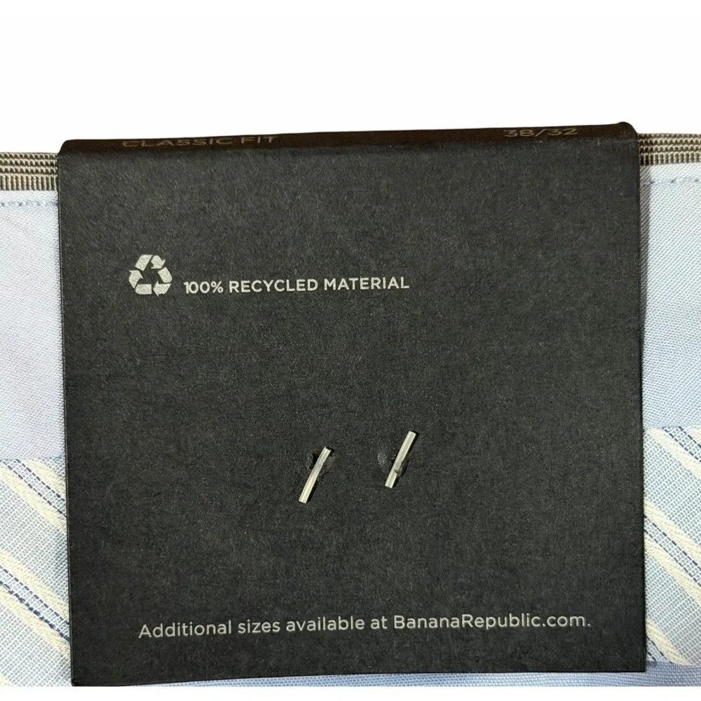 NWT Banana Republic Classic Fit Dress Pants Gray‎ Windowpane Plaid Men's 38/32